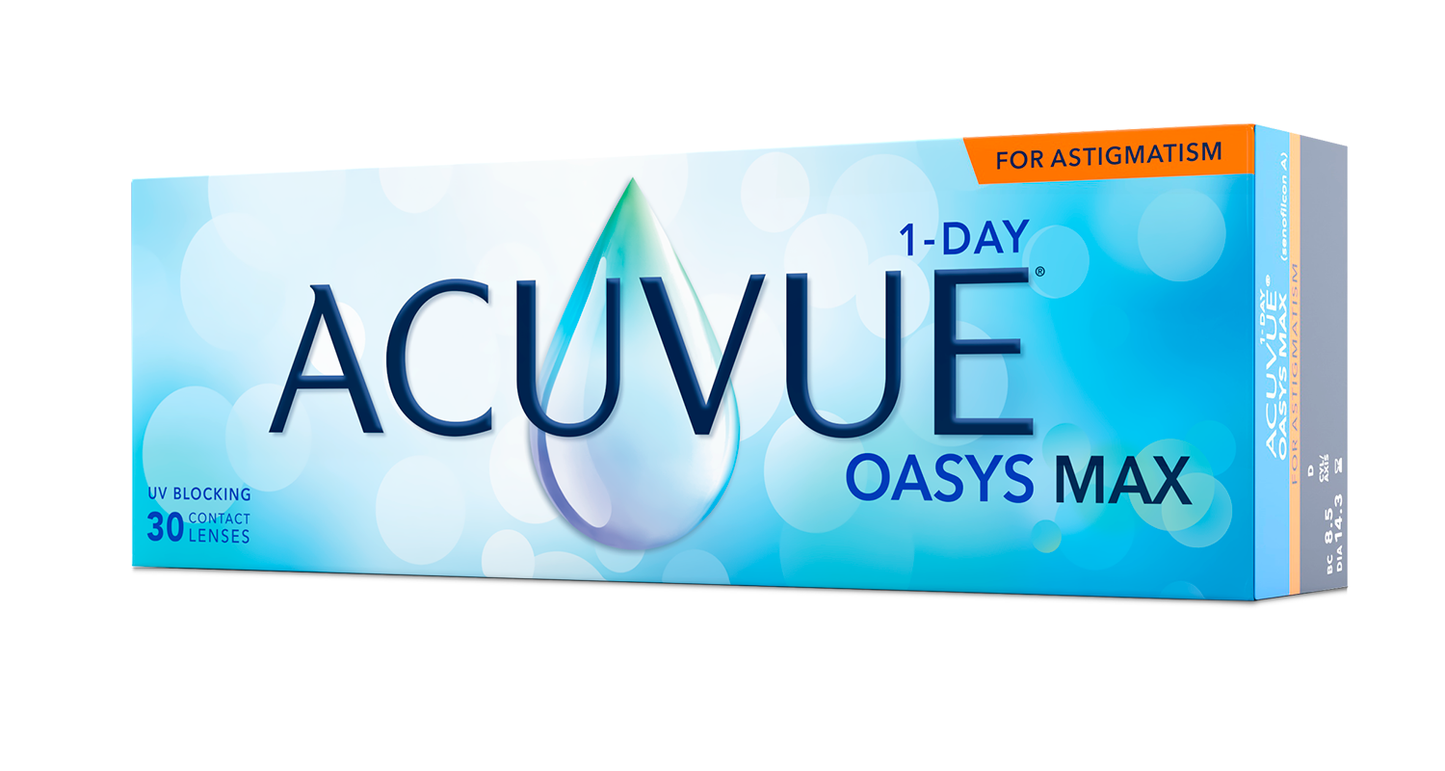 Acuvue 1-Day Oasys MAX Astigmatism - 30 lenzen
