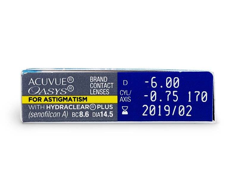 Acuvue Oasys Astigmatism - 6 lenzen