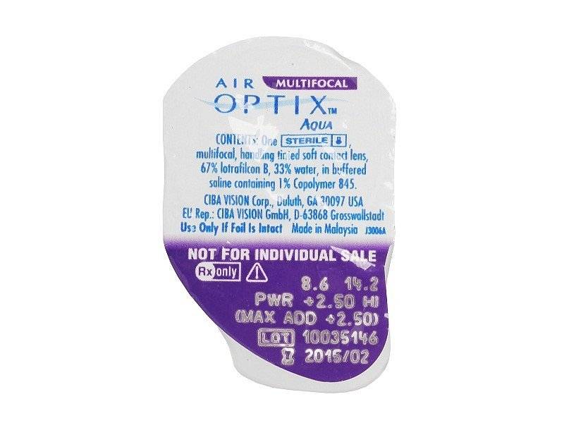 Air Optix Aqua Multifocal - 3 lenzen