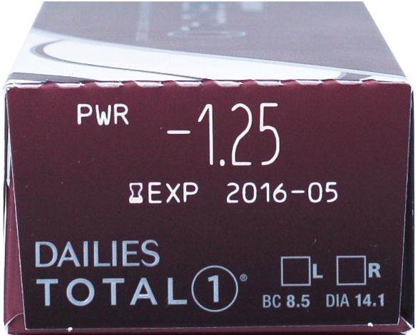 Dailies Total 1 - 30 lenzen