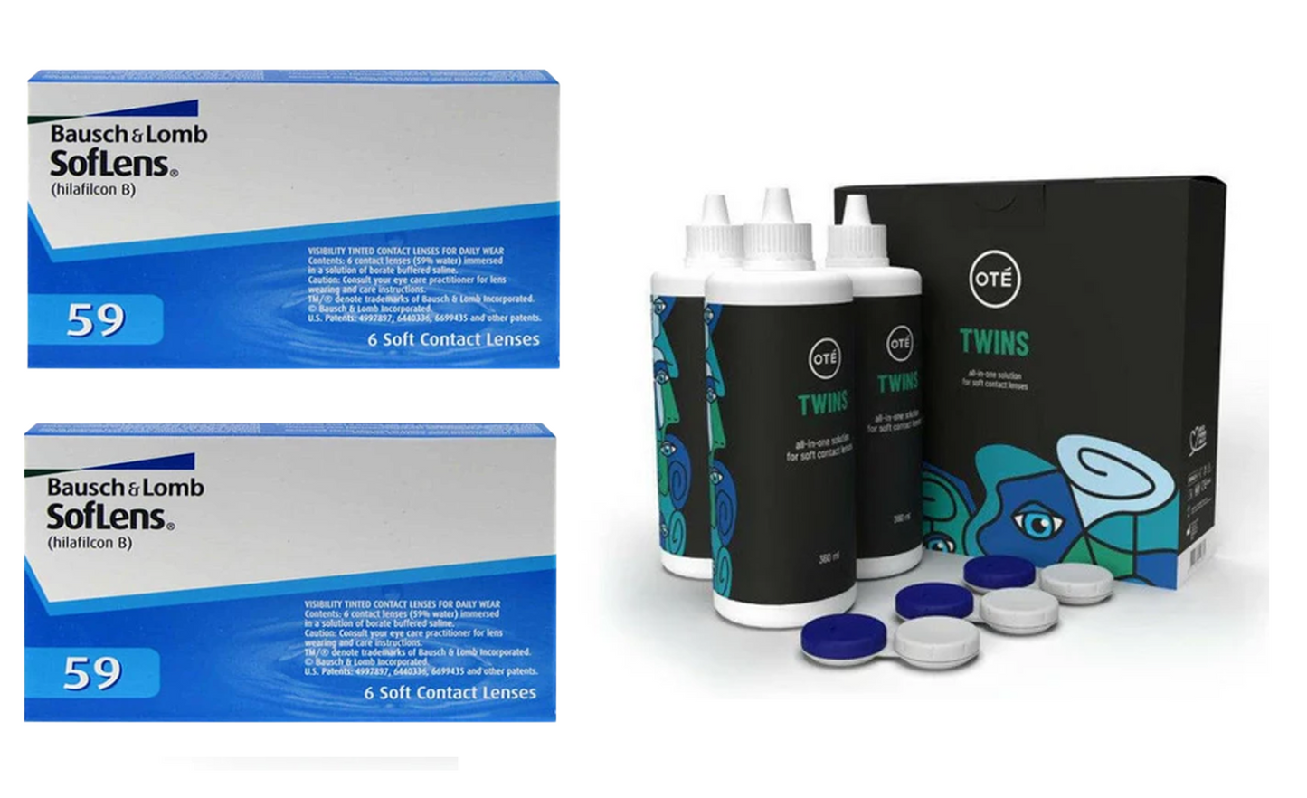 Promo packs Soflens 59 + All-in-one - Basic Promo Pack