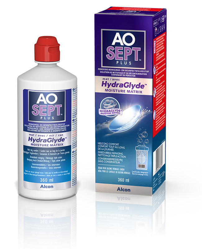 Aosept Plus Hydraglyde - 4x360ml Multipack