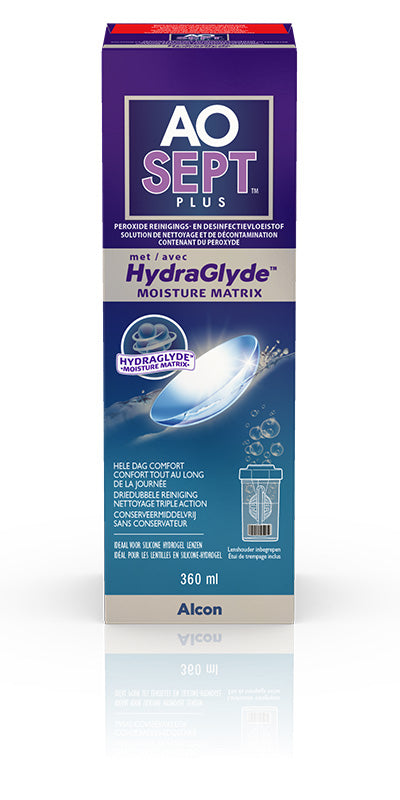 Aosept Plus Hydraglyde - 4x360ml Multipack