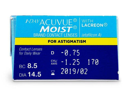 Acuvue 1-Day Moist Astigmatism - 90 lenzen