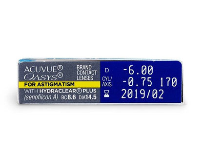 Acuvue Oasys Astigmatism - 6 lenzen