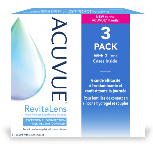 Acuvue Revitalens - 3x360ml