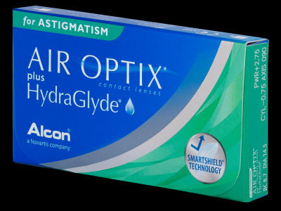 Air Optix Aqua plus Hydraglyde Astigmatism - 3 lenzen