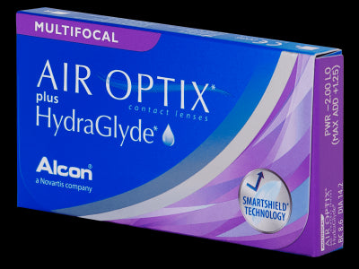Air Optix Aqua plus Hydraglyde Multifocal - 3 lenzen