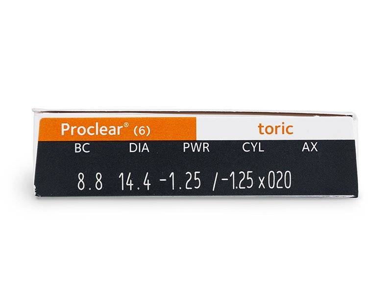 Proclear Toric - 6 lenzen